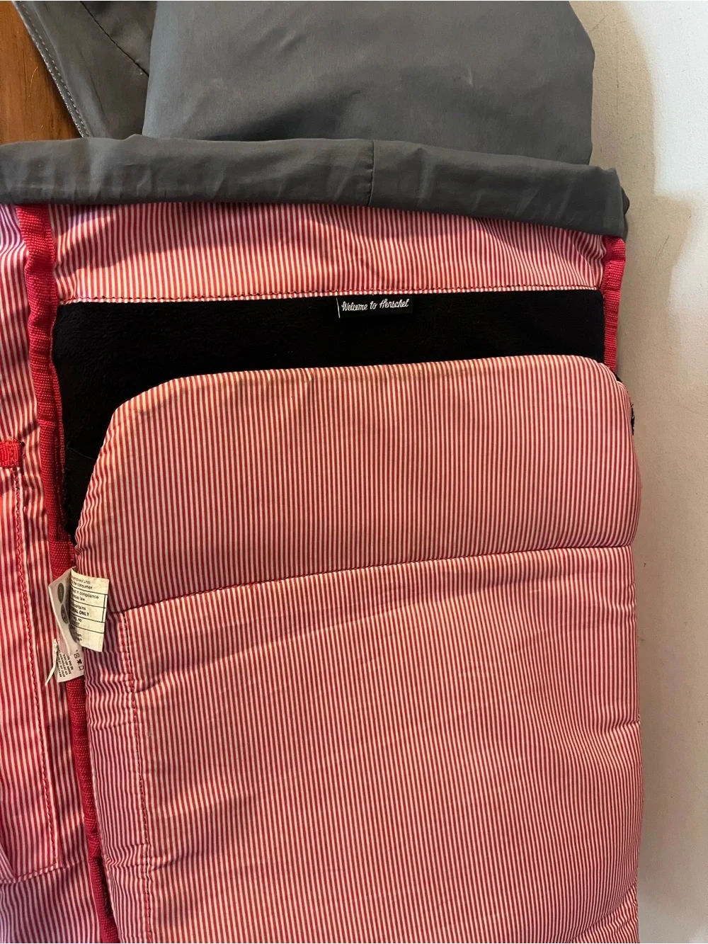 Herschel Supply Co America Grey Backpack Full Sized unisex Padded